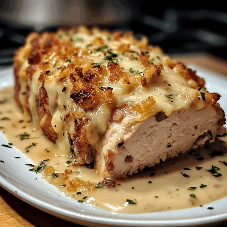 Chicken Cordon Bleu Meatloaf
