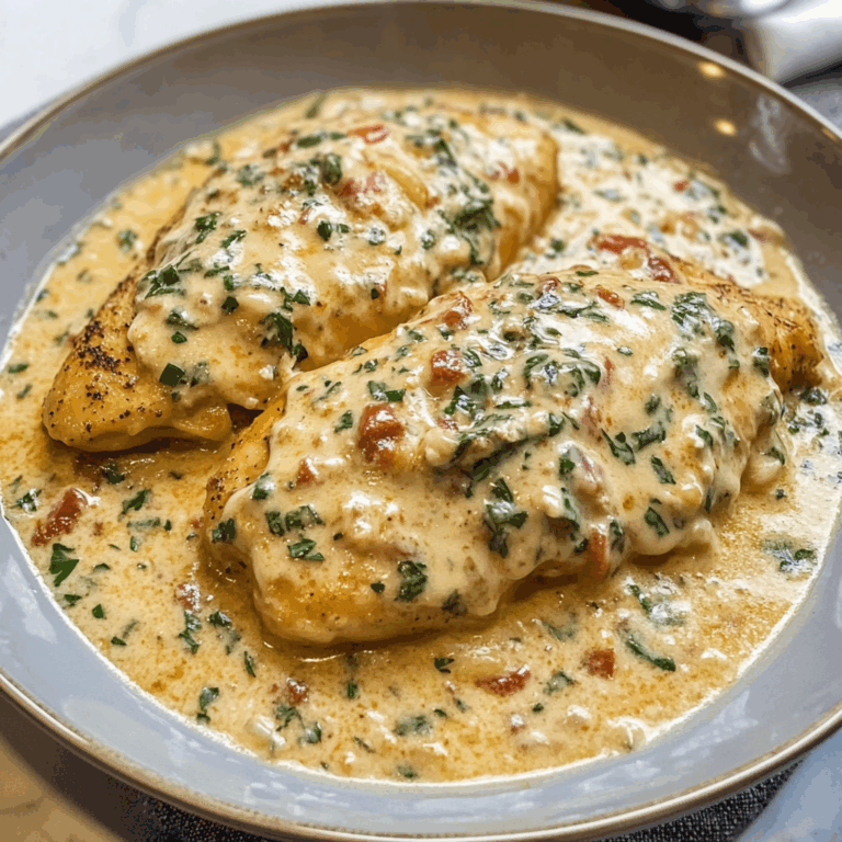 Chicken Covered in Parmesan Sauce