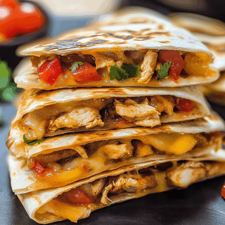 Chicken Fajita Quesadilla: A Tex-Mex Flavor Explosion