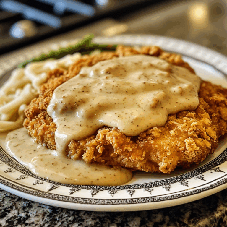 Crispy Chicken Fried Steak with Creamy Gravy