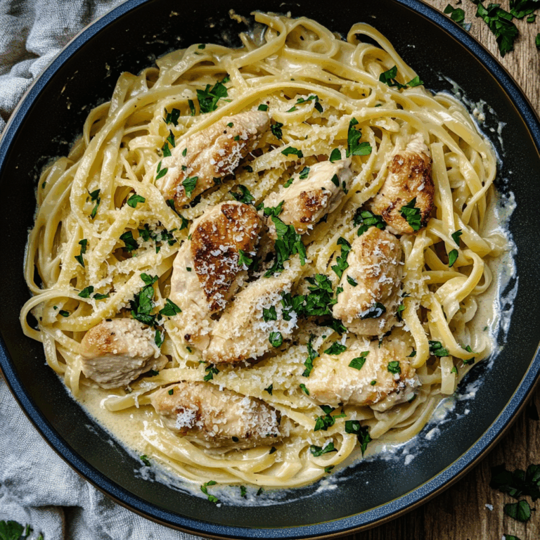 Chicken Linguine with Parsley: A Flavorful Pasta Delight