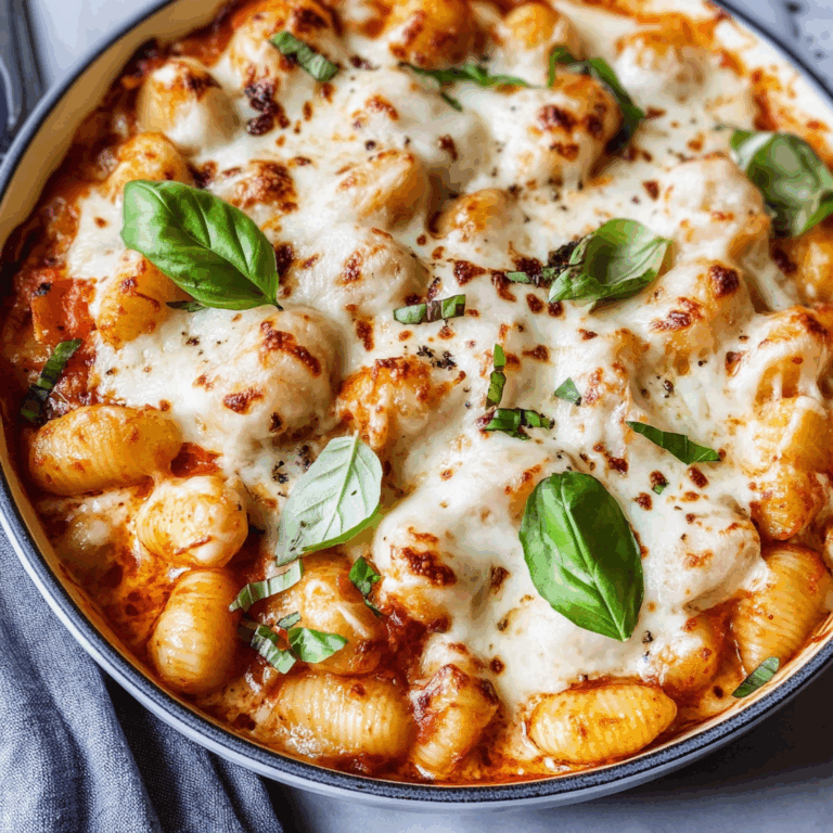 Chicken Parmesan Gnocchi Bake: A Comforting Fusion Dish