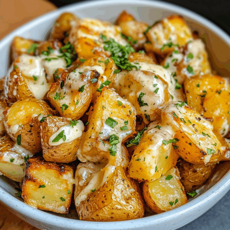 Roasted Potatoes with Cheese Ranch