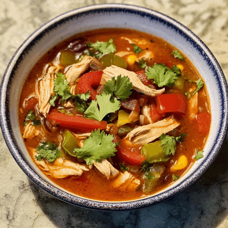 Chicken Fajita Soup: A Flavor-Packed Twist on Classic Fajitas