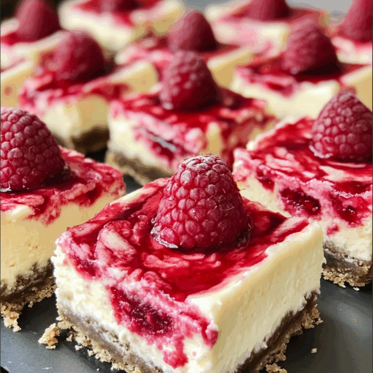 Irresistible Raspberry Cheesecake Bars